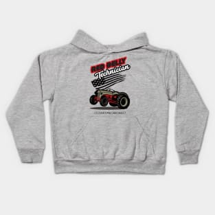 Red Belly Technician Kids Hoodie